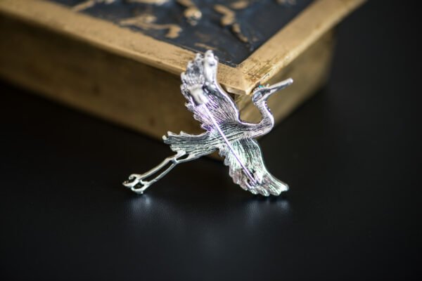 Broche Oiseau Grand Héron – Image 4