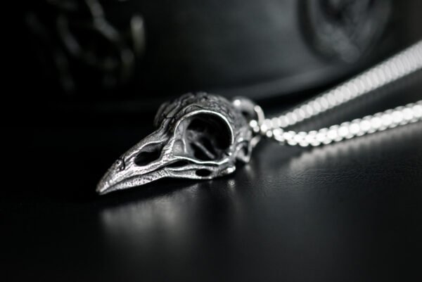 Découvrez ce collier, mettant en avant un pendentif en forme de crâne de corbeau, symbole de sagesse et de protection dans la mythologie nordique. Avec une chaîne de 60 cm et un pendentif mesurant 6 cm de hauteur sur 2,1 cm de largeur, ce bijou en acier inoxydable allie durabilité et esthétique. Proposé en dropshipping, vous bénéficiez d'une large sélection de bijoux à des prix compétitifs. Portez-le fièrement pour ajouter une touche audacieuse à votre style, qu'il s'agisse d'une occasion spéciale ou d'un usage quotidien.